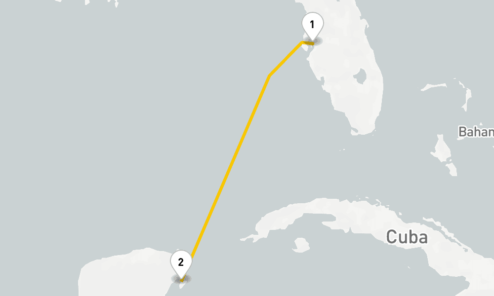 4 days, round-trip Western Caribbean Cruise 5日間