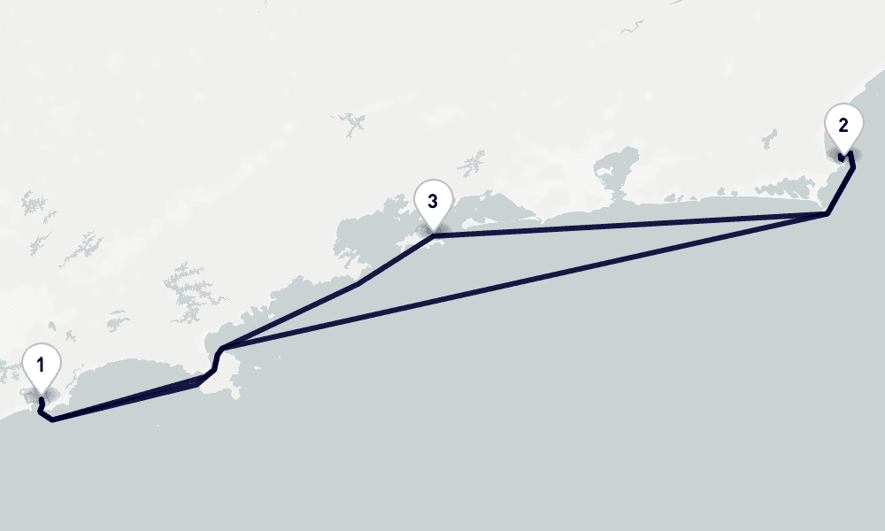 4 days, round-trip South America 5日間
