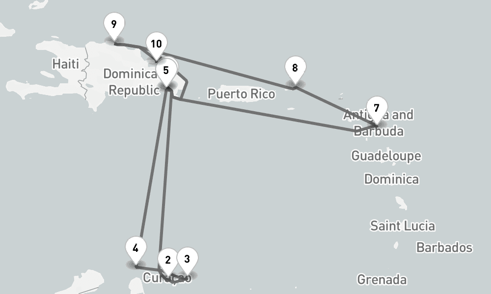 14 days, round-trip - Jahresauftakt In Der Karibik - AbBis La Romana 15日間