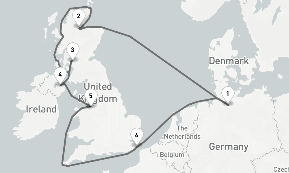 10 days, round-trip - Grosbritanniens Schatze - AbBis Hamburg 11日間