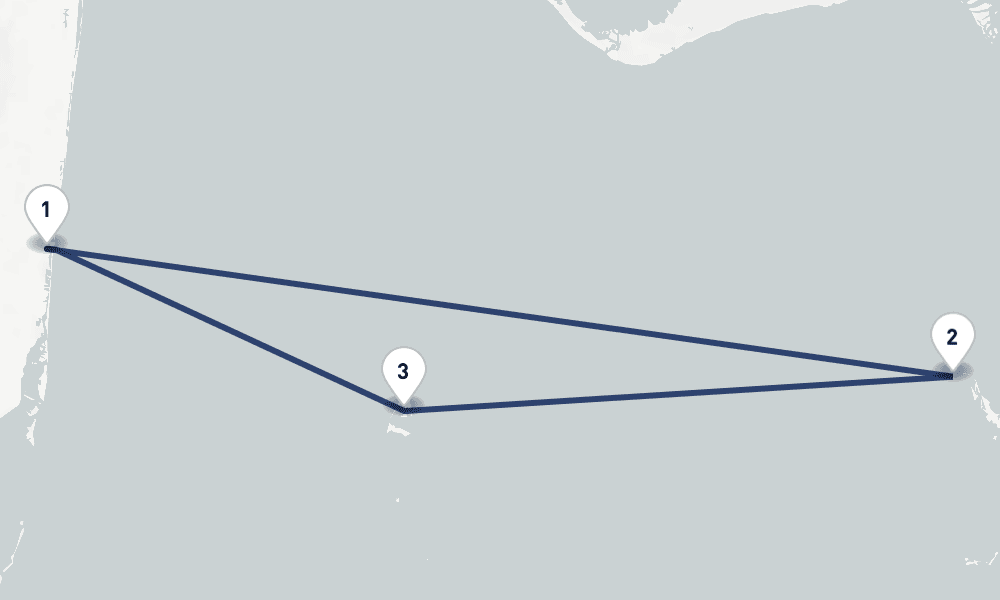 3 days, round-trip Key West Perfect Day 4日間
