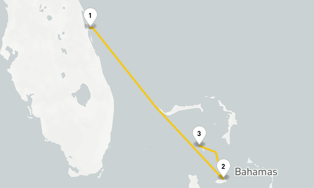 7 days, round-trip Perfect Day Bahamas Cruise 8日間
