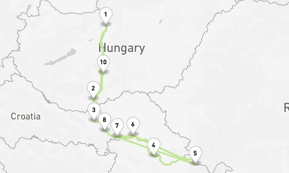 7 nights / 8 days, Budapest Round trip