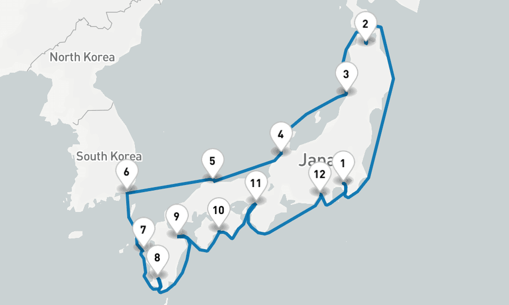 【横浜発着】ゆったり優雅に楽しむ 錦秋の日本名景クルーズ15日間 B [M632]  15日間