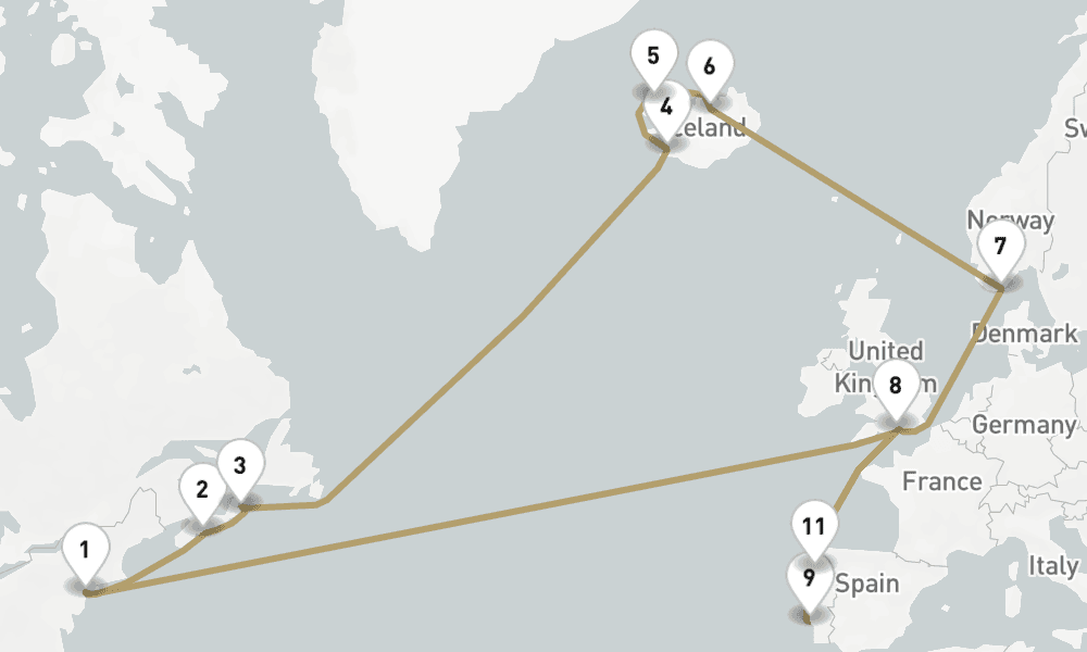 28 days, round-trip Canada 29日間