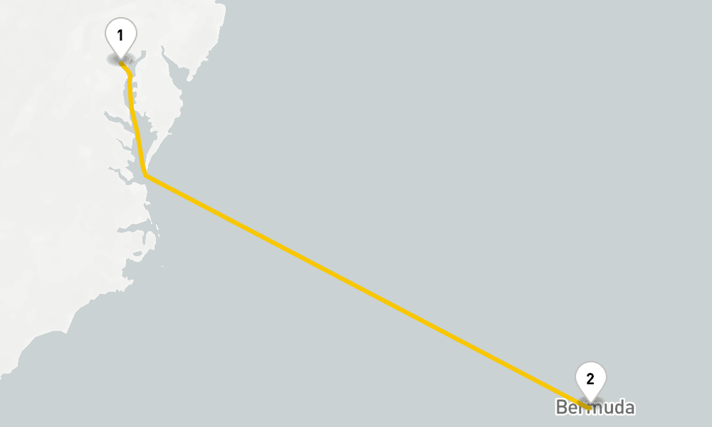 5 days, round-trip Bermuda Cruise 6日間