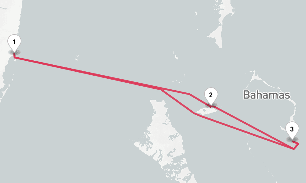 5 days, round-trip The Bahamas 6日間
