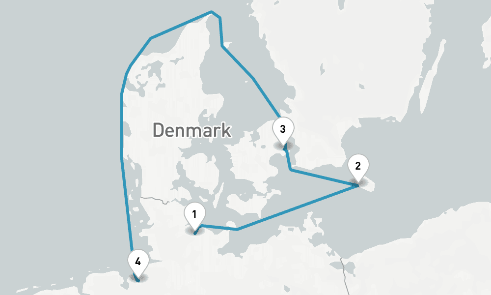4 days, one-way from Kiel to Bremerhaven 5日間