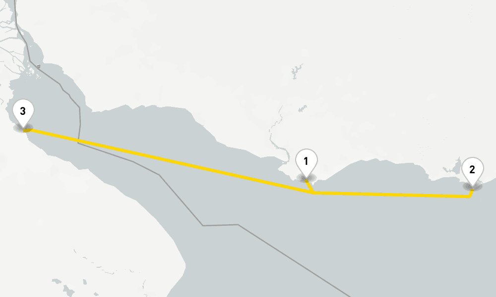 4 days, round-trip South America from Montevideo 5日間