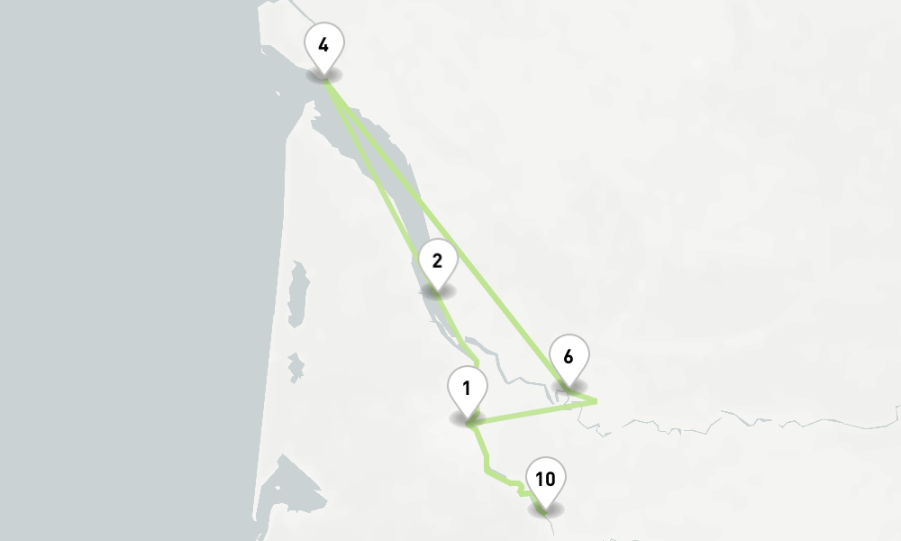 6 nights / 7 days, Bordeaux Round trip