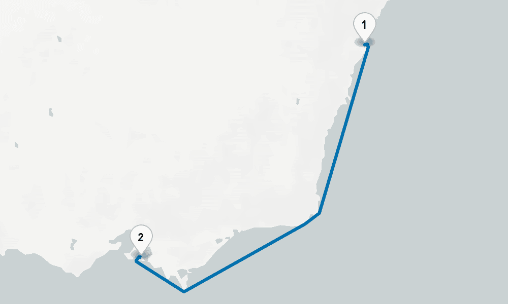 4 days, round-trip Phillip Island 5日間