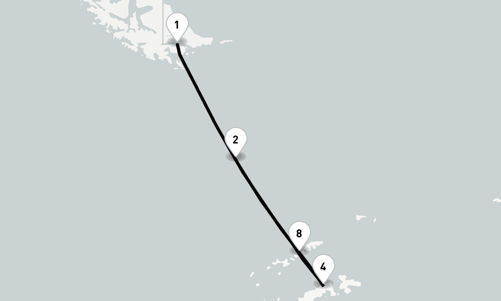 10 days, round-trip Antarctica 11日間