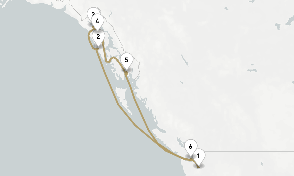 8 days, round-trip Alaska 9日間
