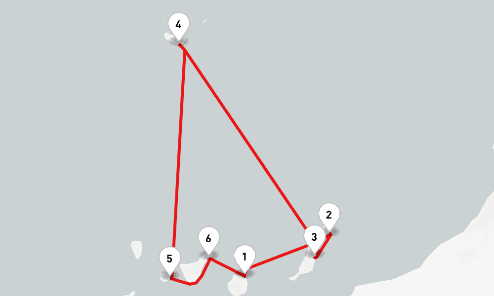 7 days, round-trip Canarian Flavours 8日間