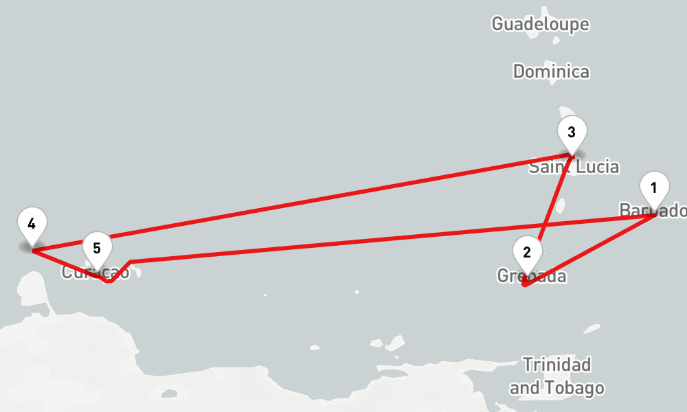 7 days, round-trip Exotic Islands 8日間