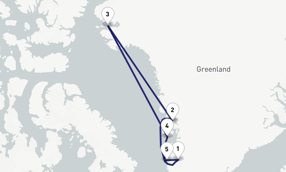 12 days, round-trip Greenland 13日間