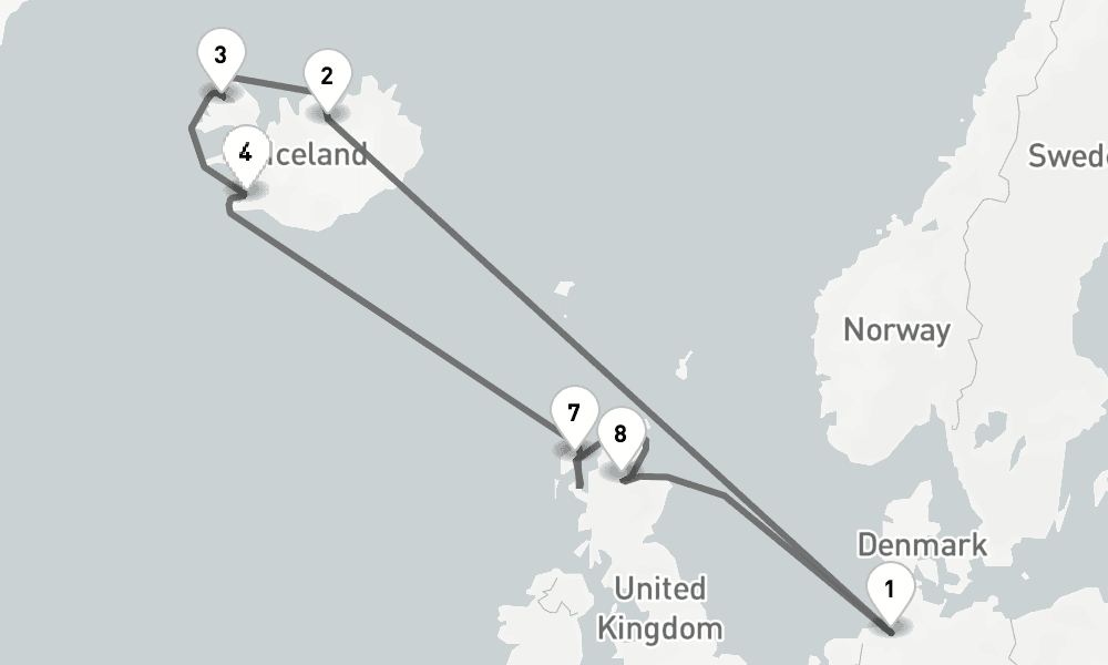 14 days, round-trip - Islands Naturwunder - AbBis Bremerhaven 15日間