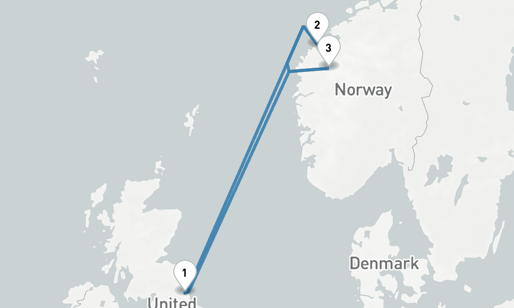 5 nights / 6 days, Newcastle (England) Round trip