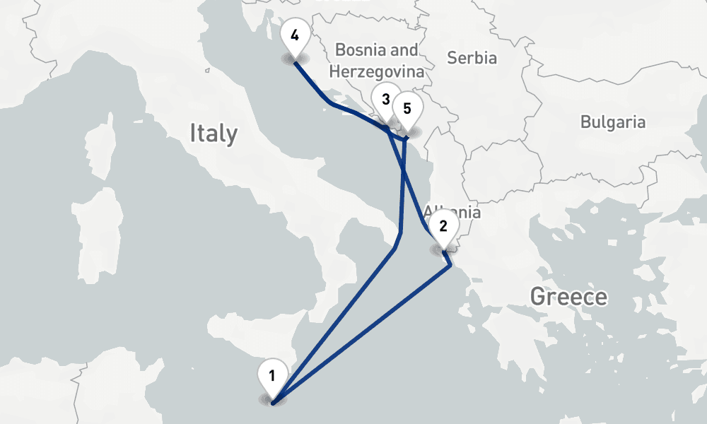 7 nights / 8 days, Valletta Round trip