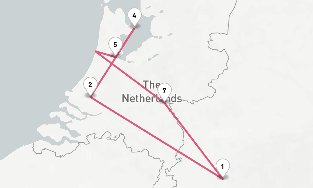 7 days, round-trip Rhine 8日間