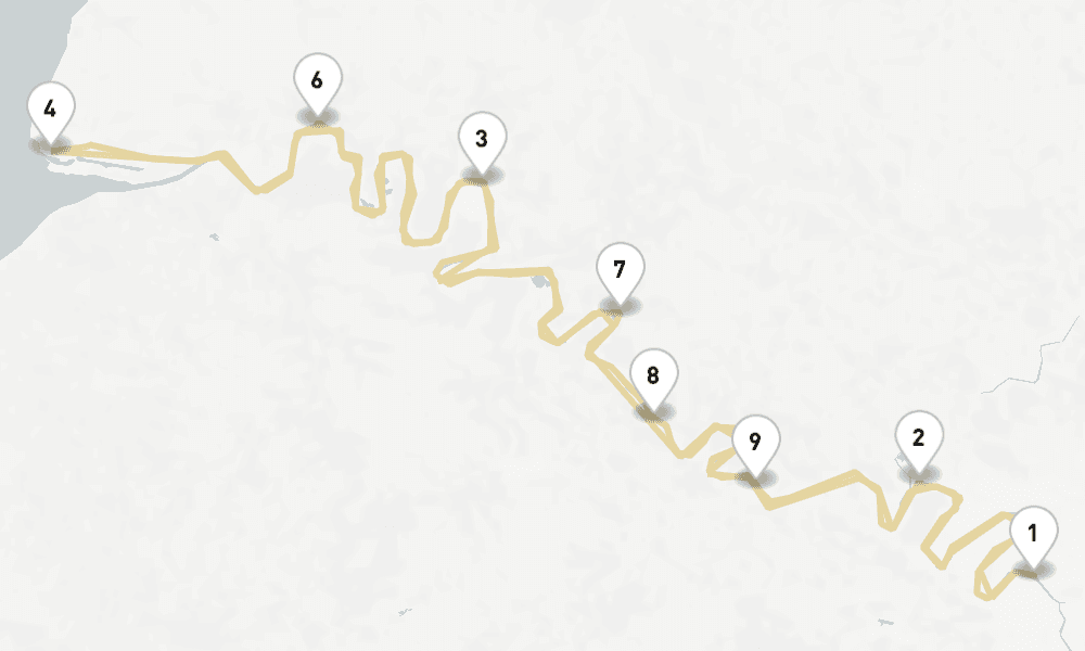 7 days, round-trip Seine 8日間