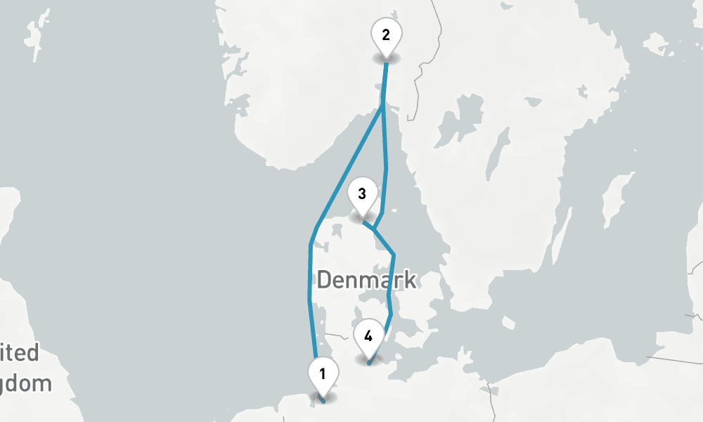4 days, one-way from Bremerhaven to Kiel 5日間