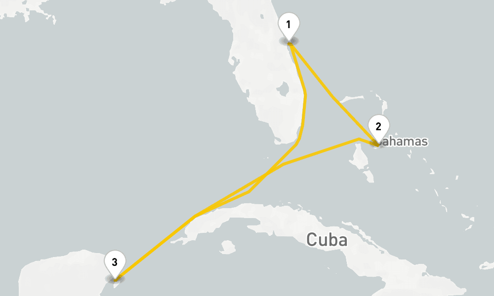 5 days, round-trip Western Caribbean Cruise 6日間