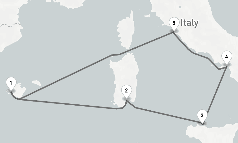 7 days, round-trip - La Dolce Vita - AbBis Palma 8日間