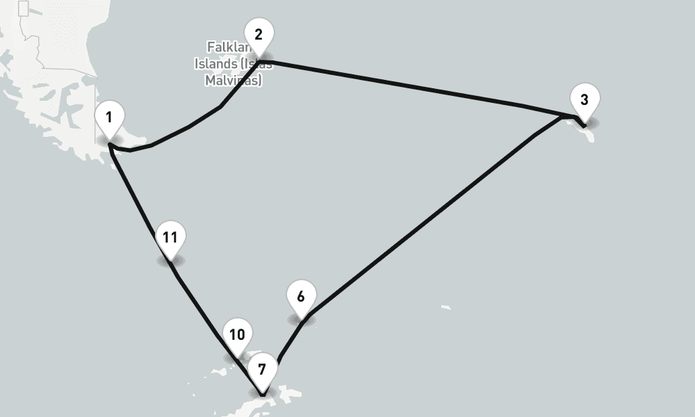 18 days, round-trip Antarctica 19日間
