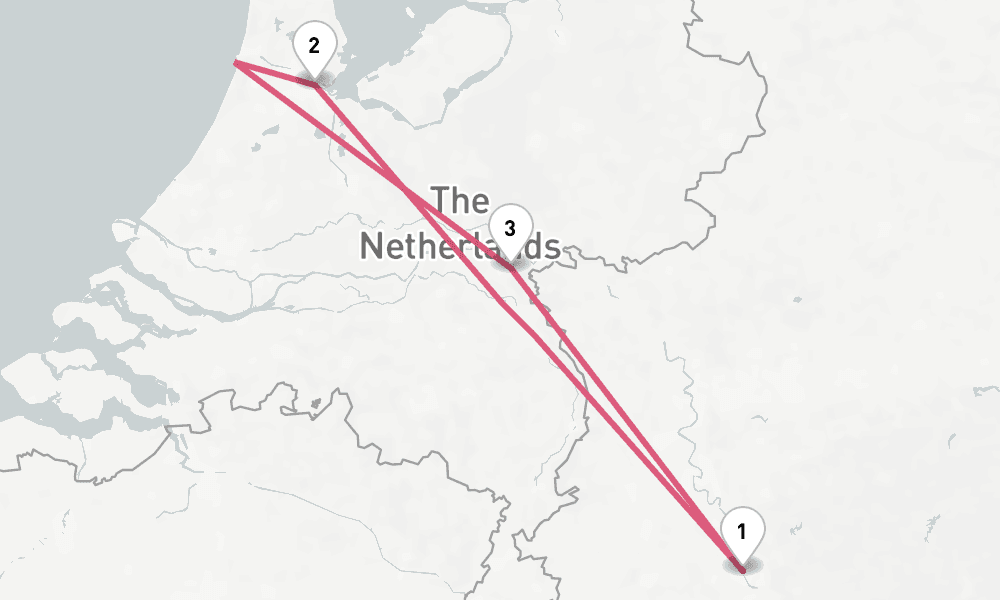 3 days, round-trip Rhine 4日間