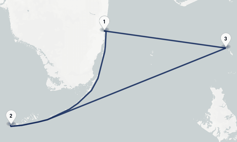 3 days, round-trip Key West Perfect Day 4日間