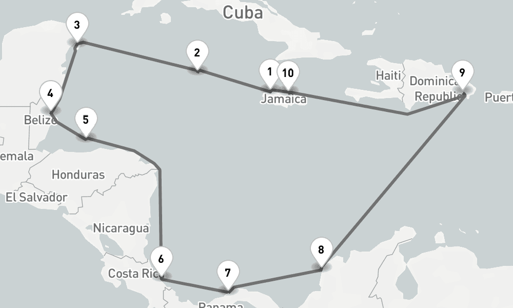 14 days, round-trip - Best Of Mittelamerika - AbBis Montego Bay 15日間