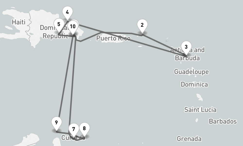 14 days, round-trip - Karibische Inselwelten - AbBis La Romana 15日間