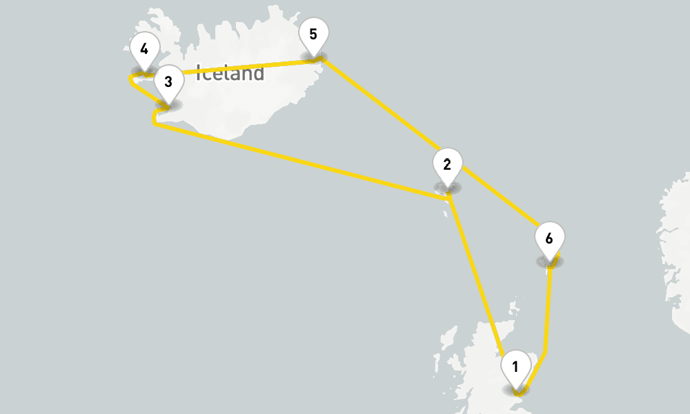 13 days, round-trip Icelands Land Of Ice Fire And The Solar Eclipse 14日間