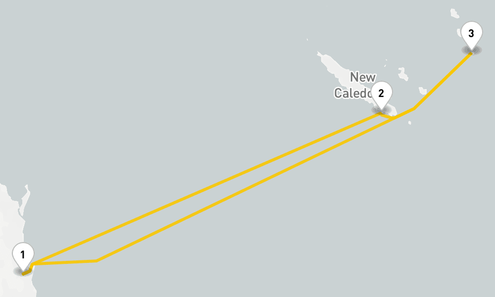 7 days, round-trip South Pacific Cruise 8日間