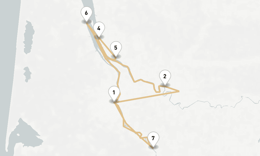 7 days, round-trip Taste of Bordeaux 8日間