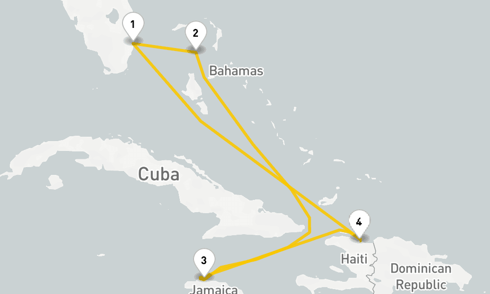 6 days, round-trip Western Caribbean Perfect Day 7日間