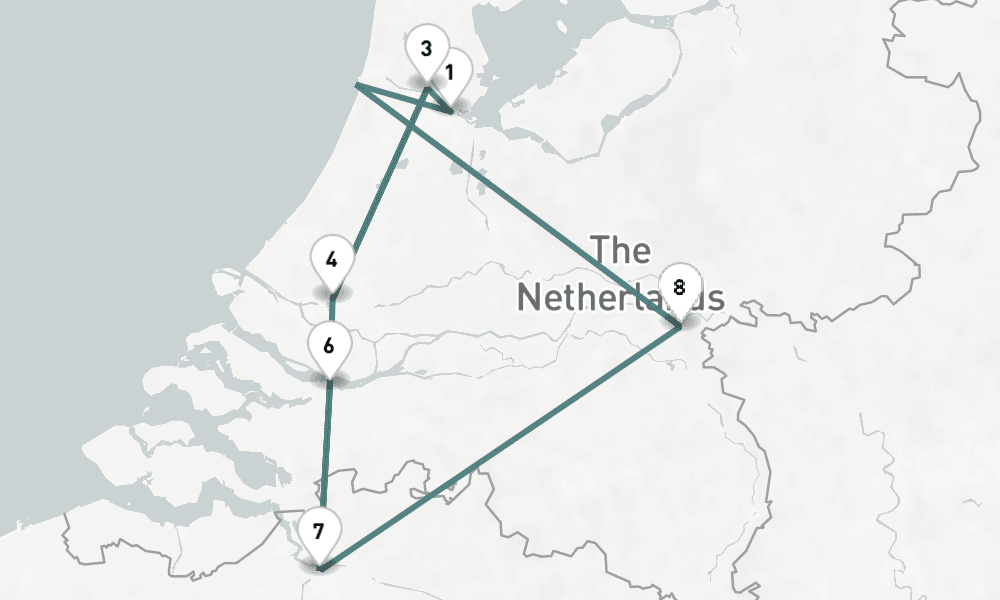7 nights / 8 days, Amsterdam (Holland) Round trip