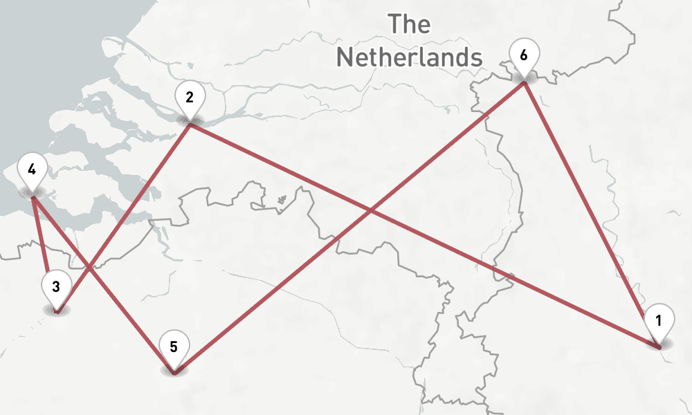 7 days, round-trip Rhine 8日間