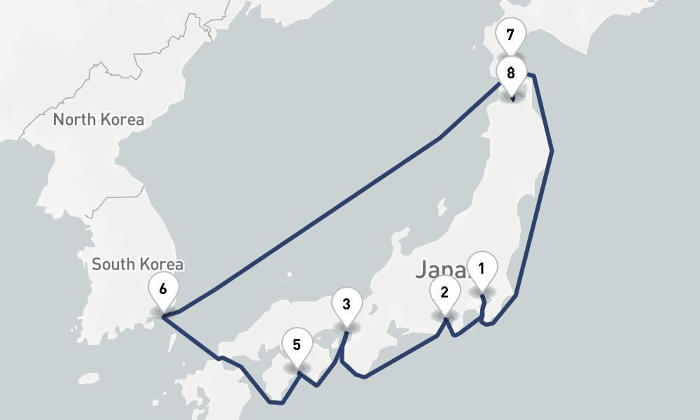 12 days, round-trip Best of Japan - Nebuta Festival 13日間