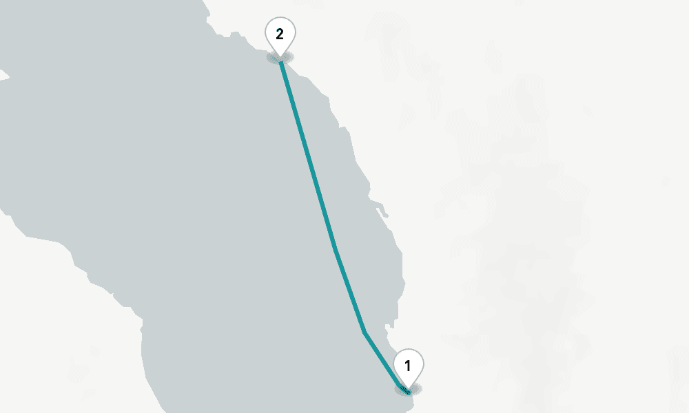 3 days, round-trip Jeddah, Saudi Arabia to Jeddah, Saudi Arabia 4日間