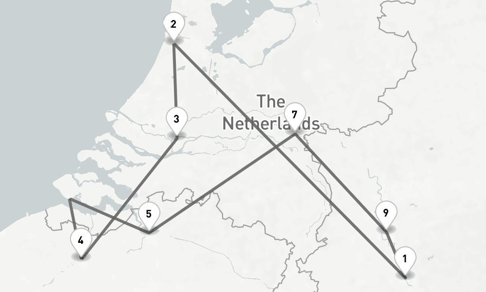 7 days, round-trip Rhine 8日間
