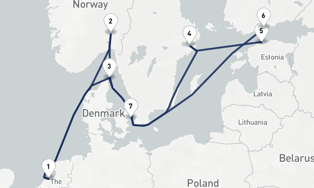 12 days, round-trip Best of Scandinavia 13日間