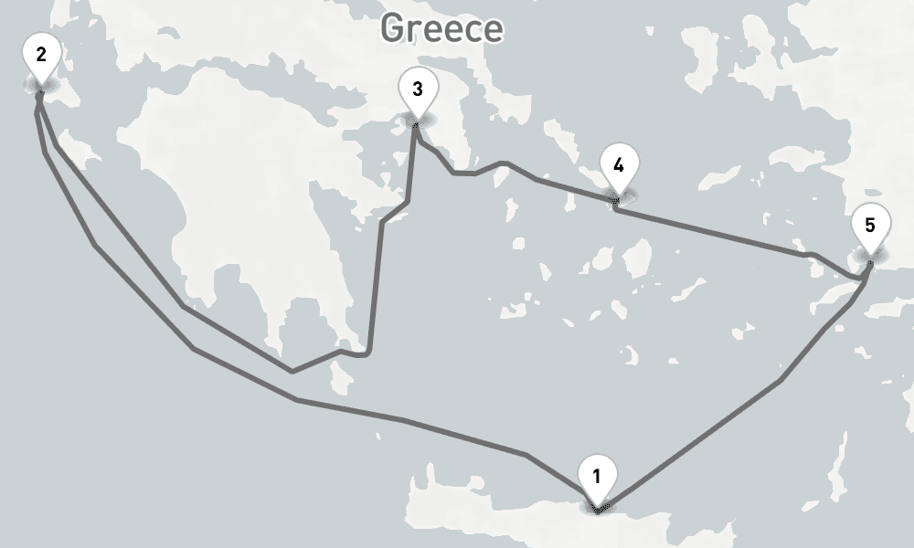 7 days, round-trip - Sommerzeit Im Ostlichen Mittelmeer - AbBis Heraklion 8日間