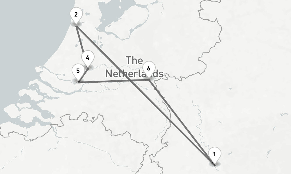 5 days, round-trip Rhine 6日間