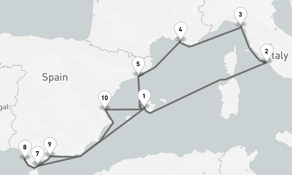 14 days, round-trip - Hohepunkte Des Westlichen Mittelmeers - AbBis Palma 15日間
