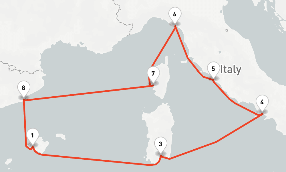 10 days, round-trip Mediterrane Highlights ab Mallorca 2 11日間