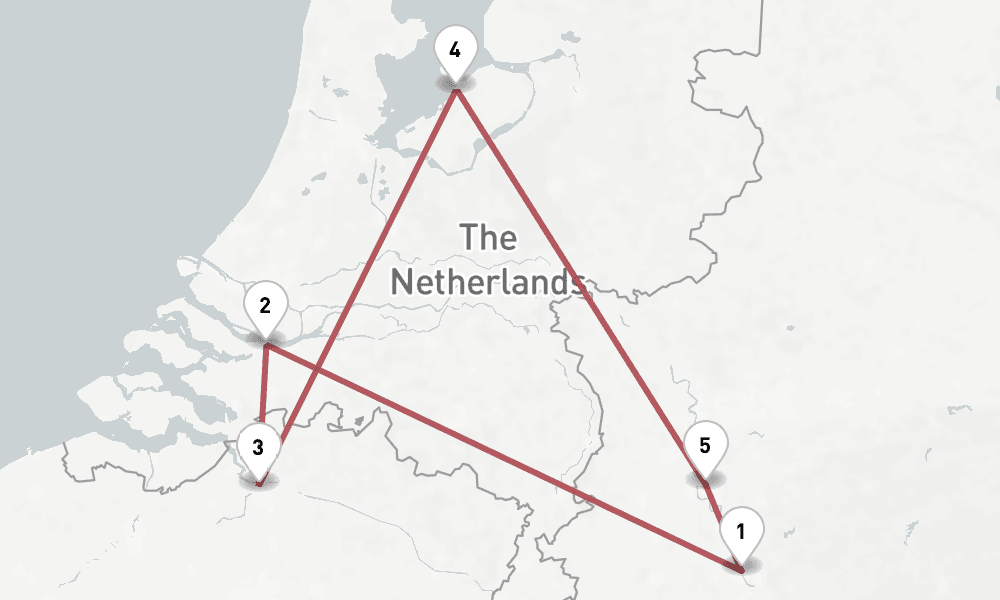 5 days, round-trip Rhine 6日間