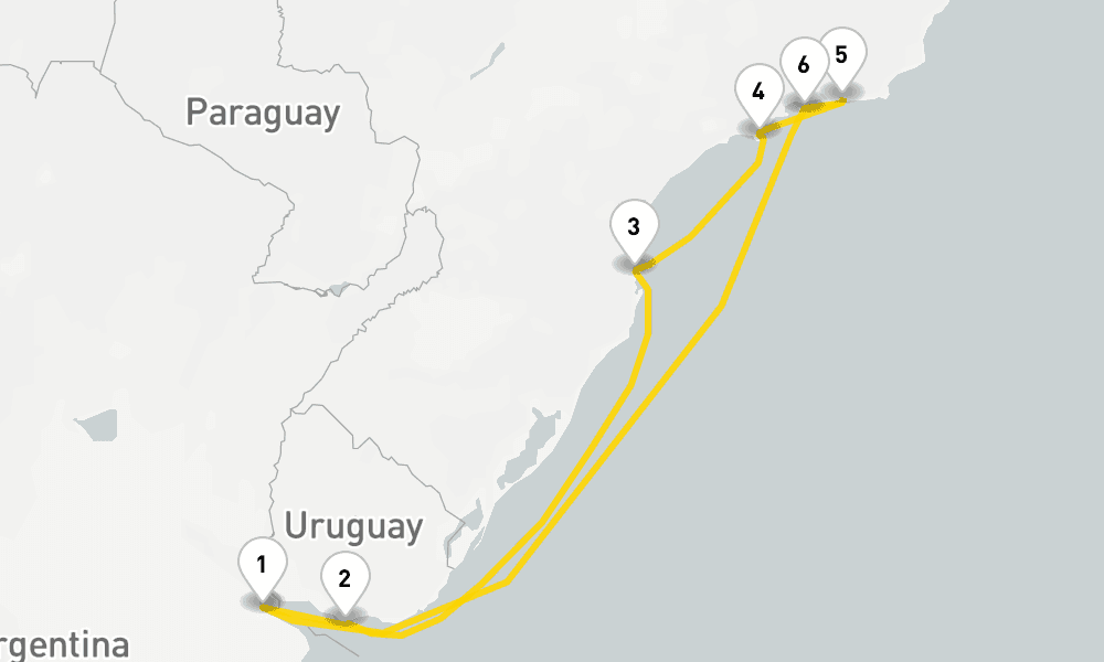9 days, round-trip South America from Buenos Aires 10日間