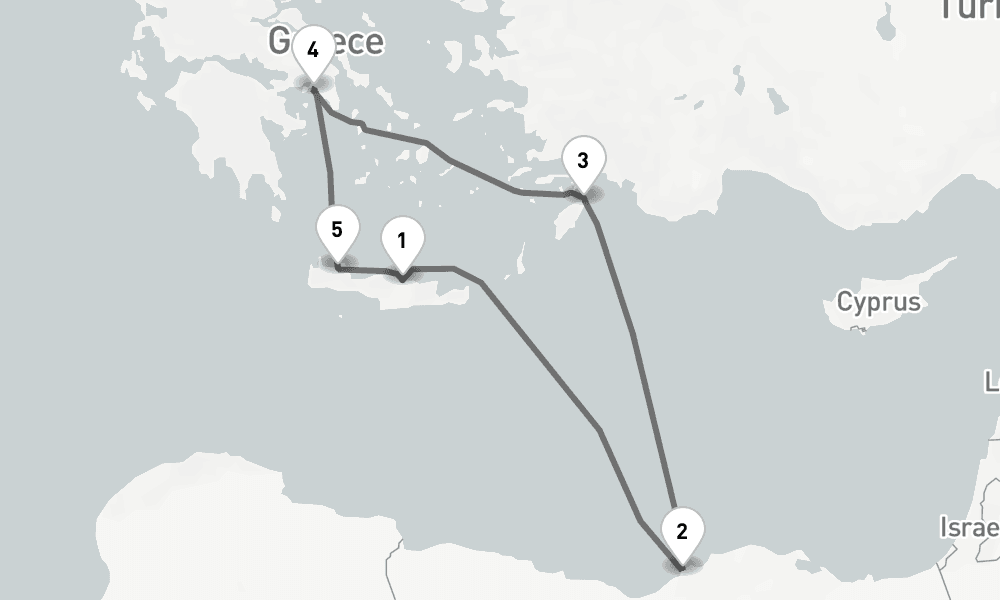 7 days, round-trip - Kulturschatze Agyptens Und Griechenlands - AbBis Heraklion 8日間